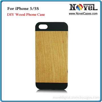 2014 New Product Wood DIY Phone Case for iPhone5/5s